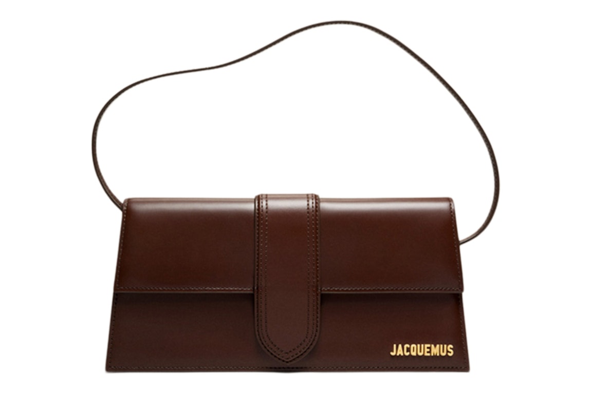 Pre-owned Jacquemus Le Bambino Long Flap Bag Brown
