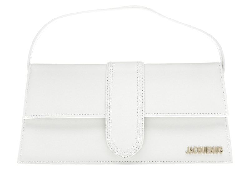 JACQUEMUS ジャックムス 'Le Bambino Long' shoulder bag White Jacquemus Le Bambino Long Shoulder Bag | White | FARFETCH