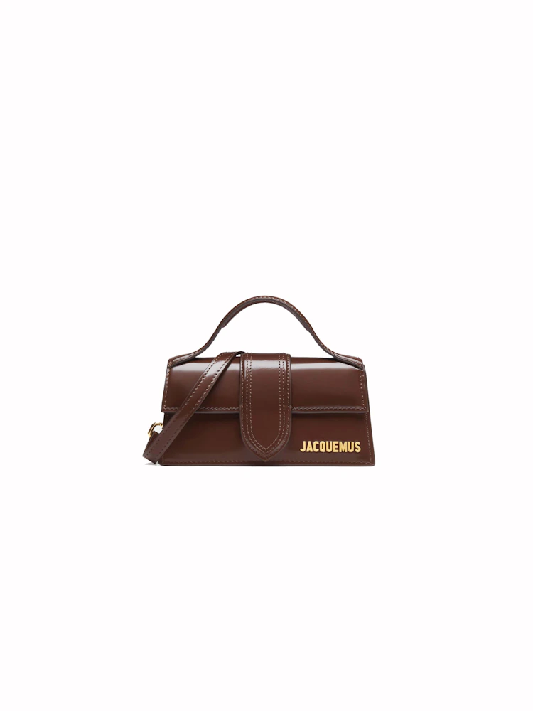 Jacquemus Le Bambino Midnight Brown in Leather with Gold-tone - GB