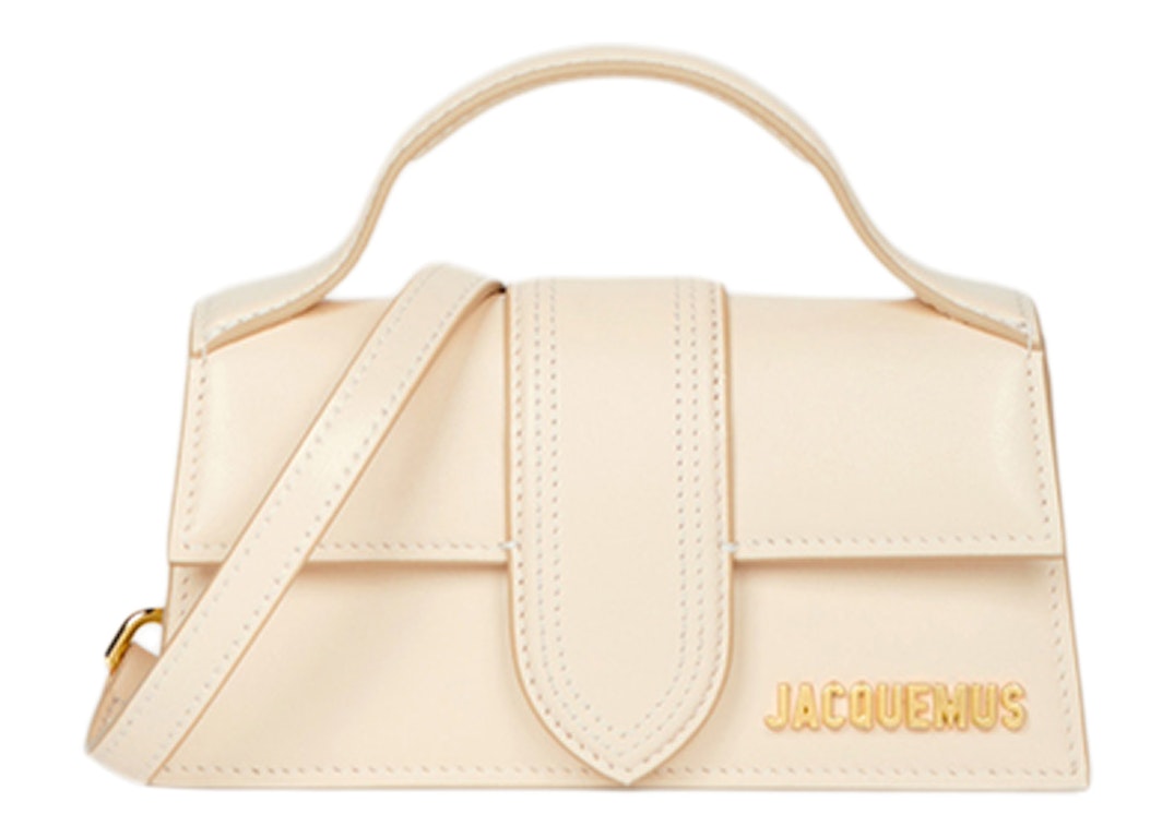 Pre-owned Jacquemus Le Bambino Mini Flap Bag Ivory