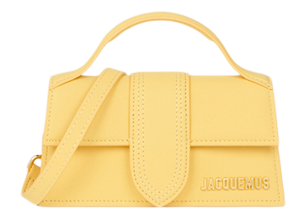 Pre-owned Jacquemus Le Bambino Mini Flap Bag Yellow