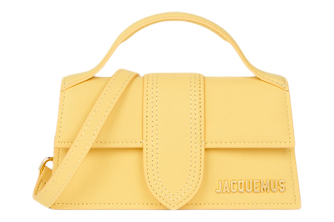 Pre-owned Jacquemus Le Bambino Mini Flap Bag Yellow
