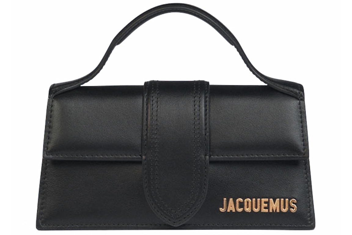 Pre-owned Jacquemus Le Bambino Top Handle Bag Small Black