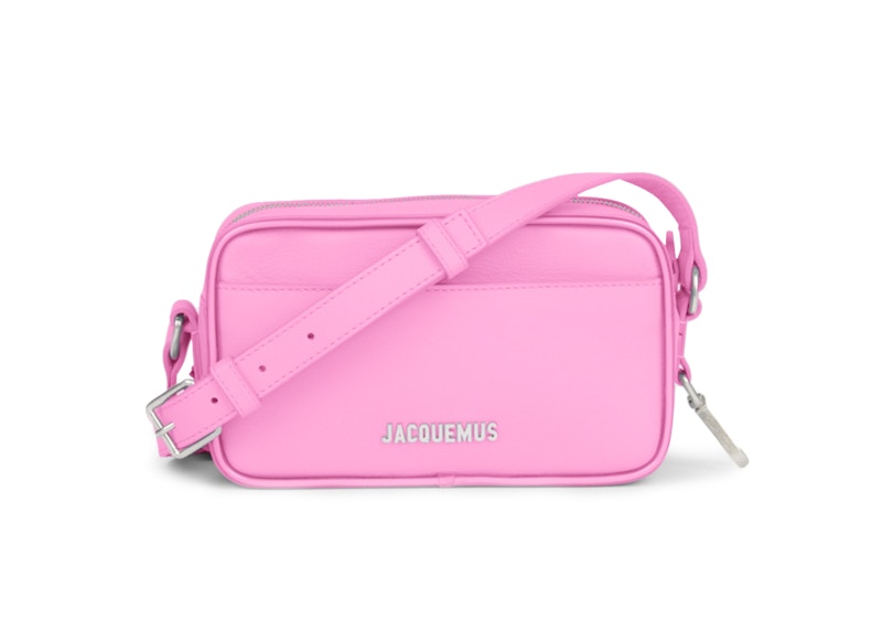 Jacquemus Le Baneto Strapped Pochette Bag Light Pink in Leather