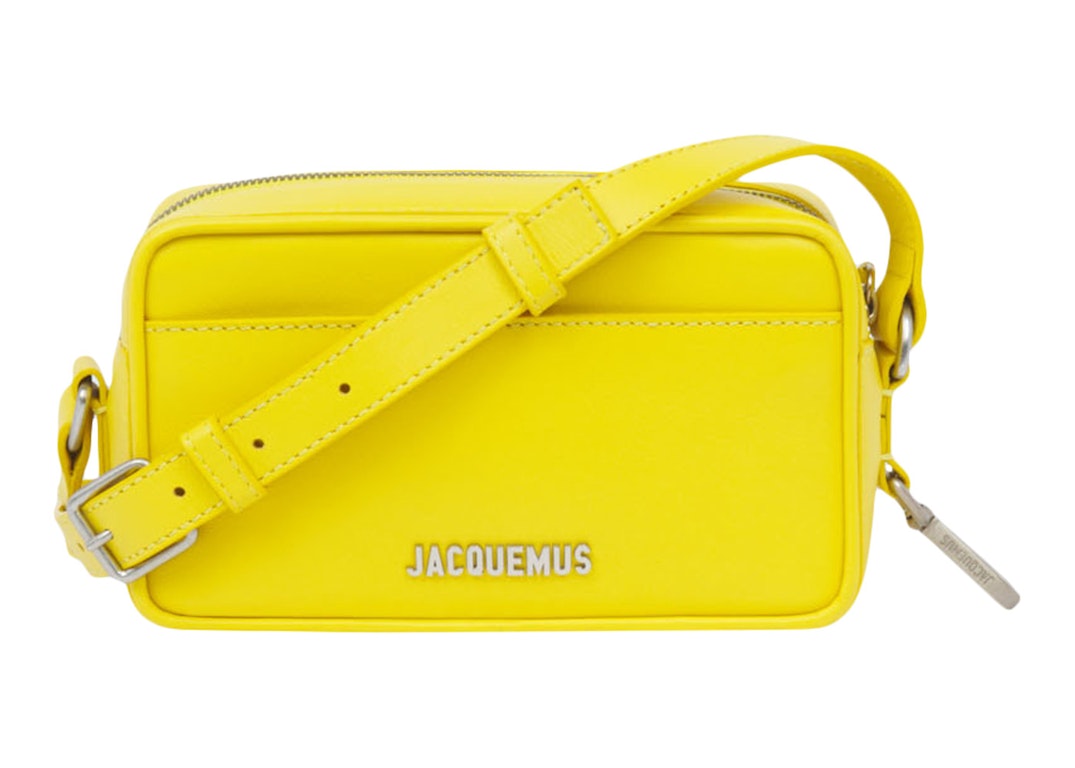 Pre-owned Jacquemus Le Baneto Strapped Pochette Bag Yellow