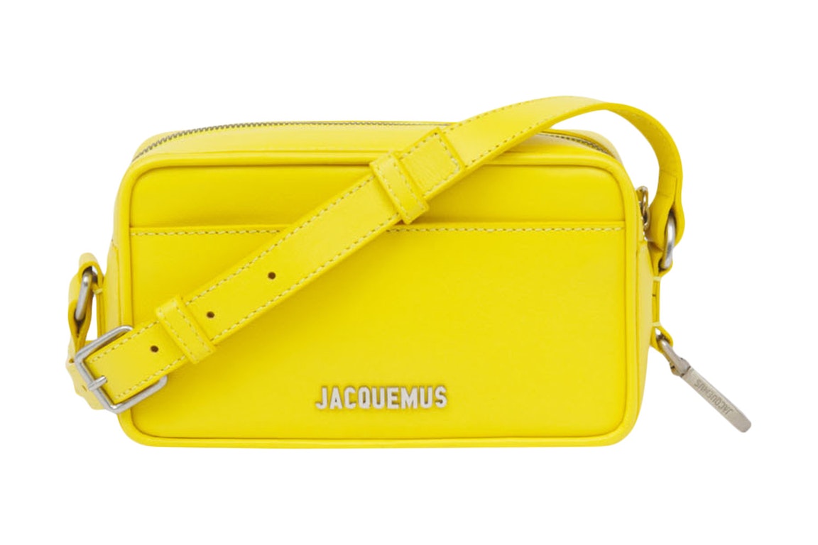 Pre-owned Jacquemus Le Baneto Strapped Pochette Bag Yellow