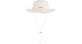 Jacquemus Le Bob Artichaut Large Brim Bucket Hat Off-White