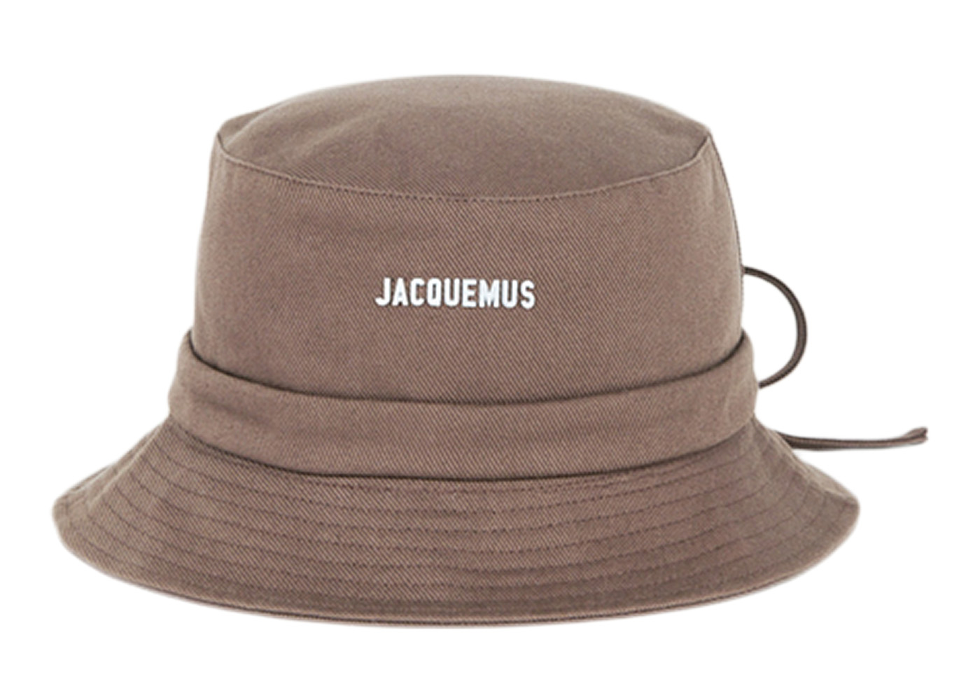 Jacquemus Le Bob Gadjo Bow Knotted Bucket Hat Brown - FW22 - JP