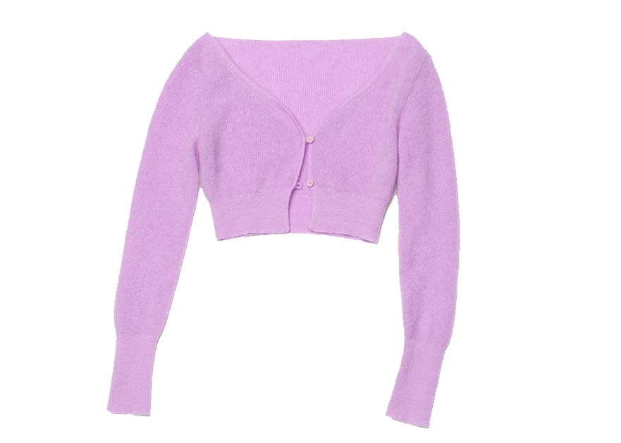 Lilac hotsell shaggy cardigan