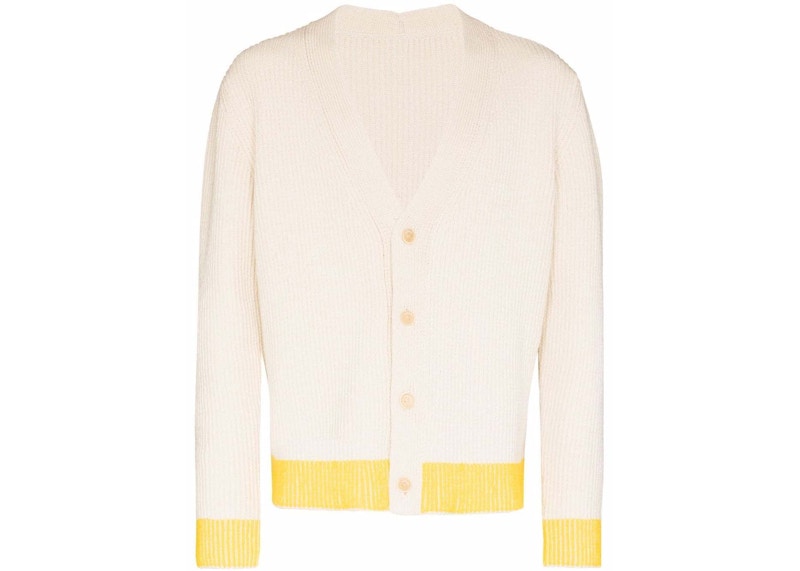 Jacquemus Le Cardigan Limone Two-tone Cardigan Beige Men's - SS22 - US