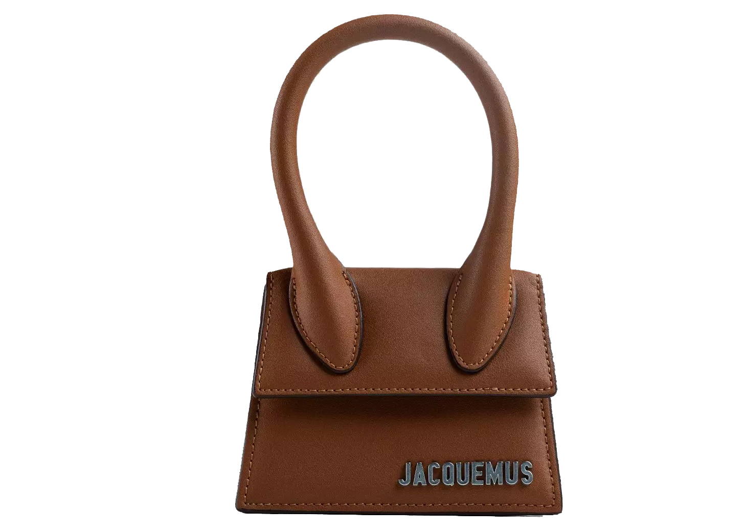 Jacquemus Le Chiquito Homme Brown in Leather with Silver-tone - JP