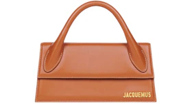 Jacquemus Le Chiquito Long Signature Handbag Light Brown