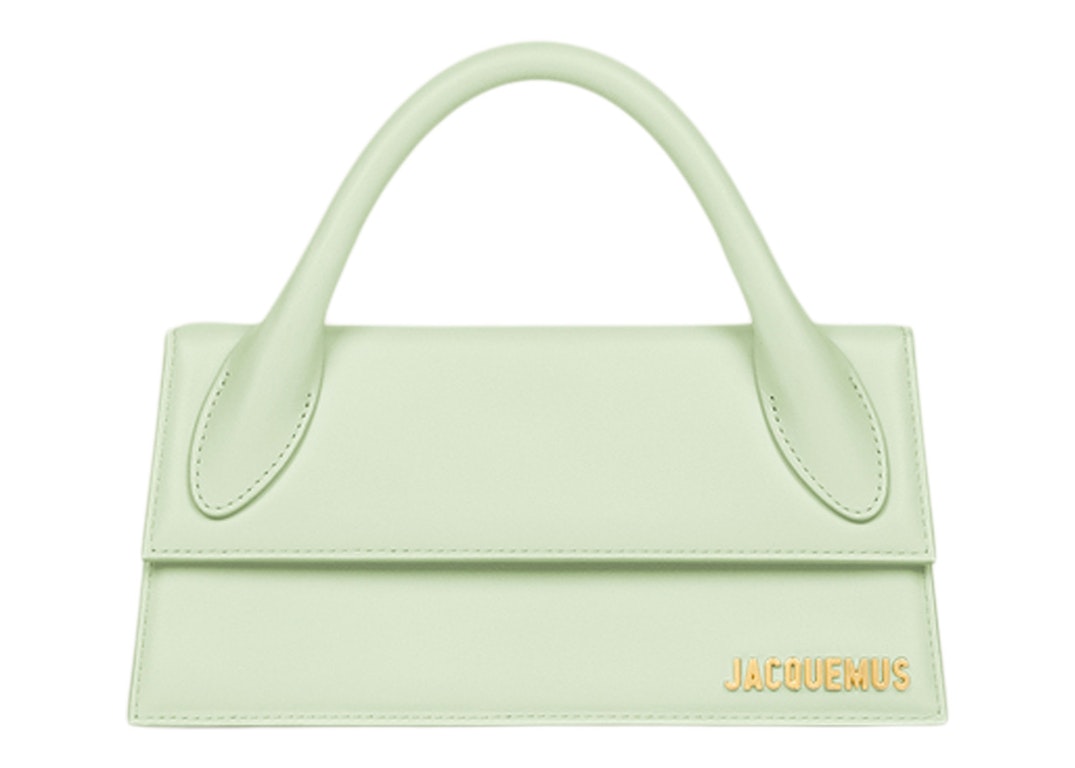 Pre-owned Jacquemus Le Chiquito Long Signature Handbag Light Green
