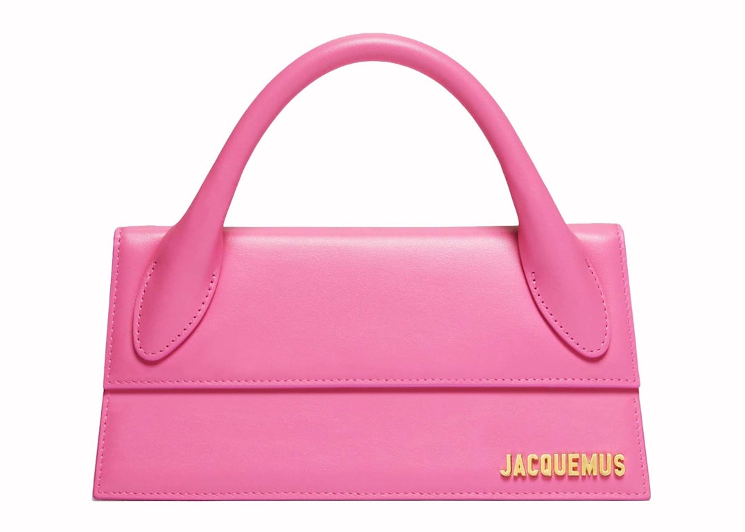 Pre-owned Jacquemus Le Chiquito Long Signature Handbag Pink