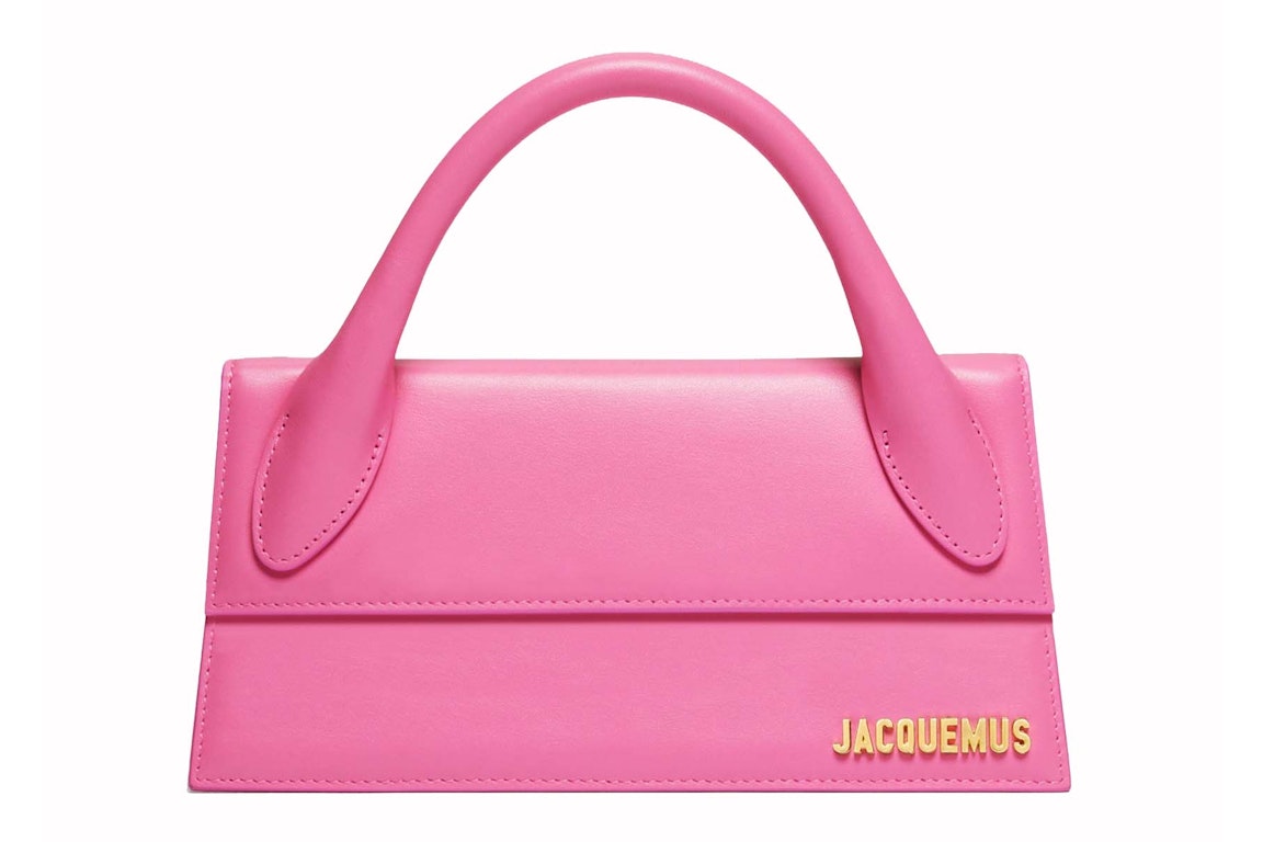 Pre-owned Jacquemus Le Chiquito Long Signature Handbag Pink