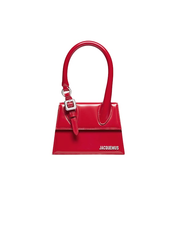 Pre-owned Jacquemus Le Chiquito Moyen Boucle Red
