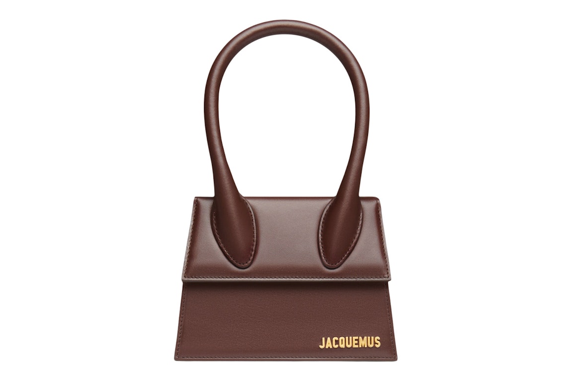 Pre-owned Jacquemus Le Chiquito Moyen Midnight Brown