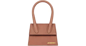 Jacquemus Le Chiquito Moyen Signature Handbag Brown
