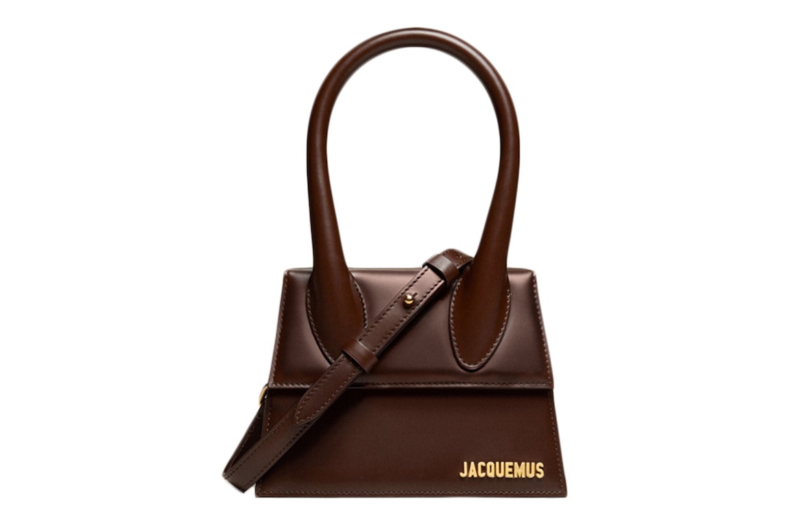 Pre-owned Jacquemus Le Chiquito Moyen Signature Handbag Dark Brown