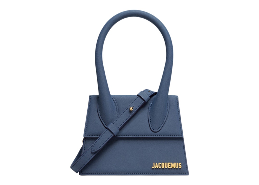 Pre-owned Jacquemus Le Chiquito Moyen Signature Handbag Dark Navy