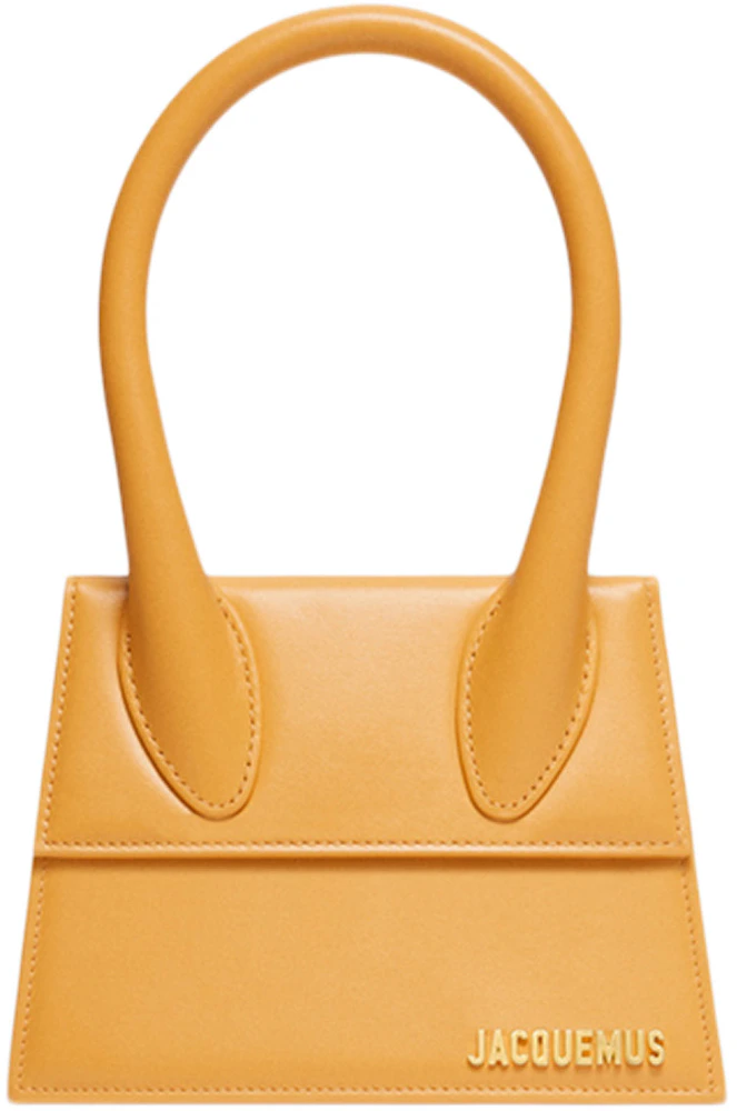 Jacquemus Le Chiquito Mini Satchel Bag, Dark Yellow, Women's, Handbags & Purses Satchels