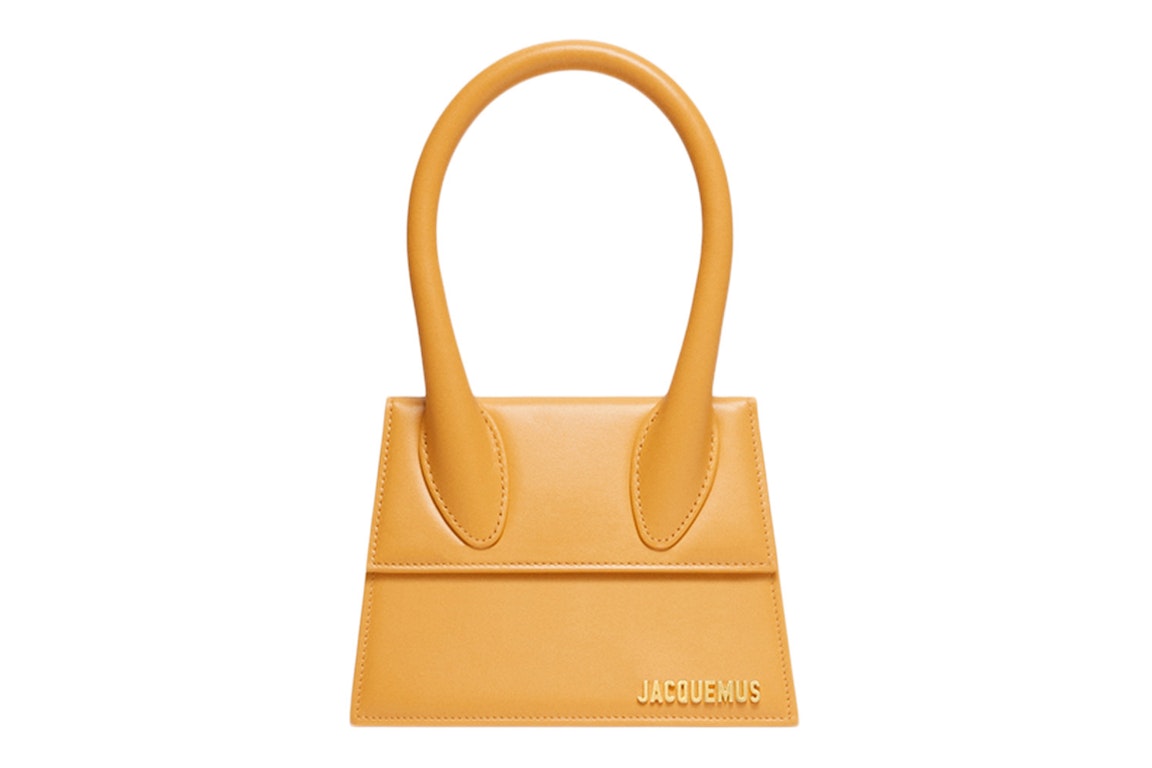 Pre-owned Jacquemus Le Chiquito Moyen Signature Handbag Dark Yellow