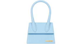 Jacquemus Le Chiquito Moyen Signature Handbag Light Blue