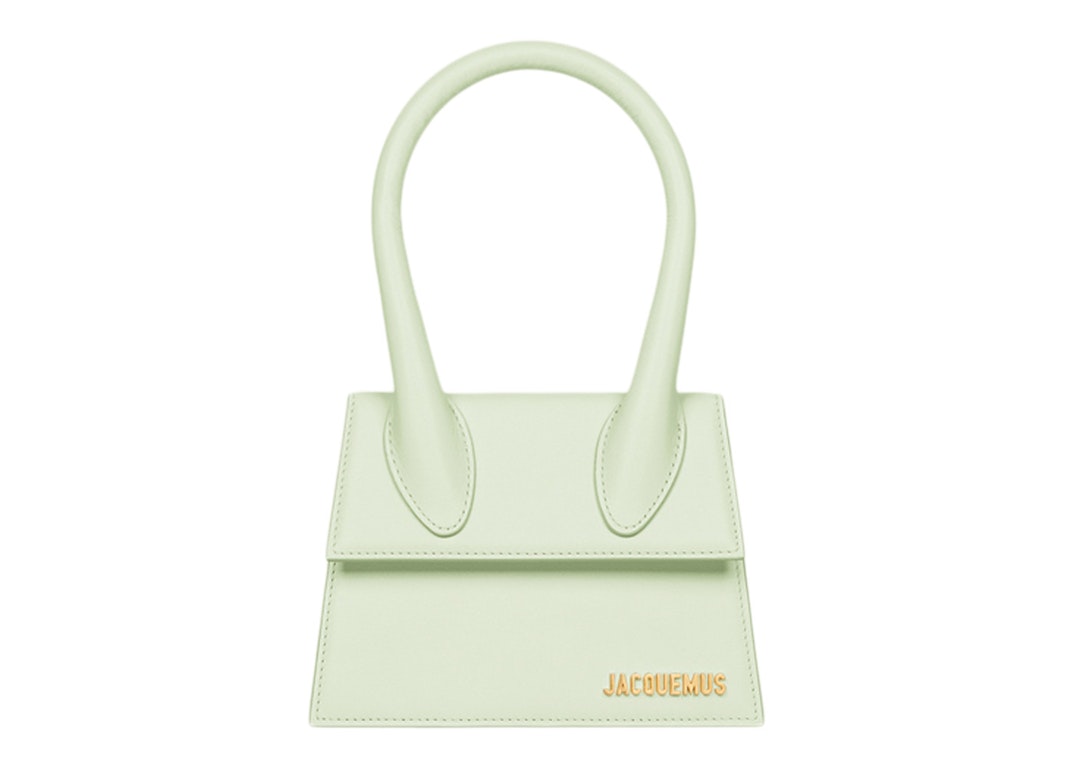 Pre-owned Jacquemus Le Chiquito Moyen Signature Handbag Light Green