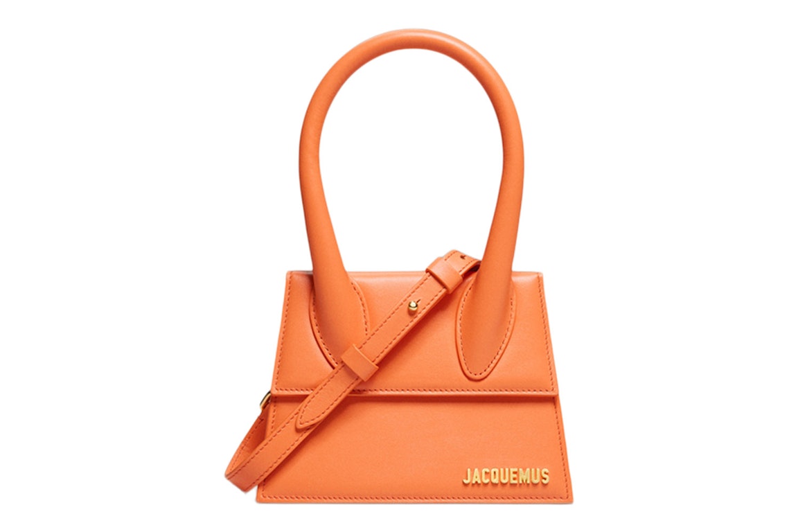 Pre-owned Jacquemus Le Chiquito Moyen Signature Handbag Orange