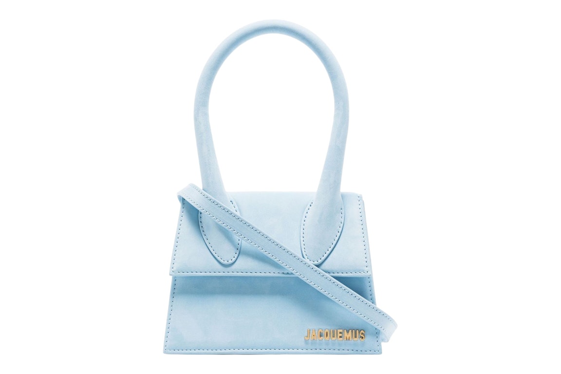 Pre-owned Jacquemus Le Chiquito Moyen Top-handle Bag Light Blue