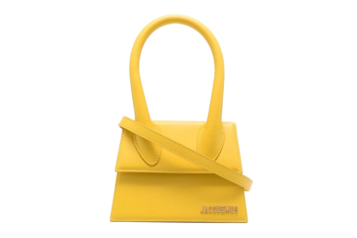 Pre-owned Jacquemus Le Chiquito Moyen Top-handle Bag Warm Yellow