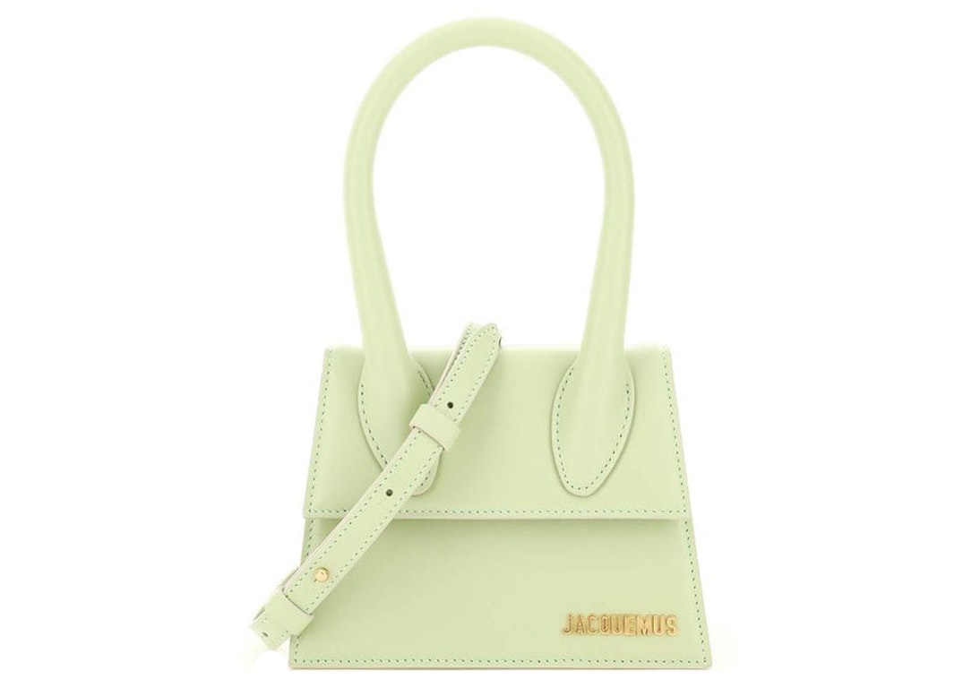 Pre-owned Jacquemus Le Chiquito Moyen Tote Bag Light Green