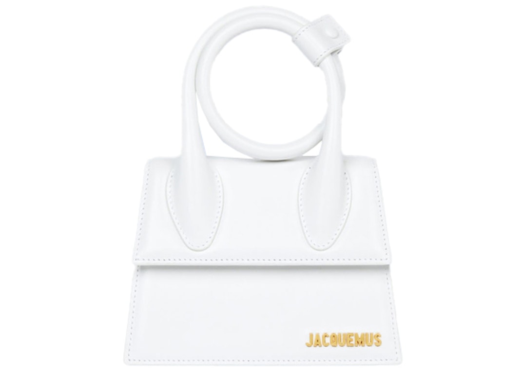 Pre-owned Jacquemus Le Chiquito Noeud Bag White