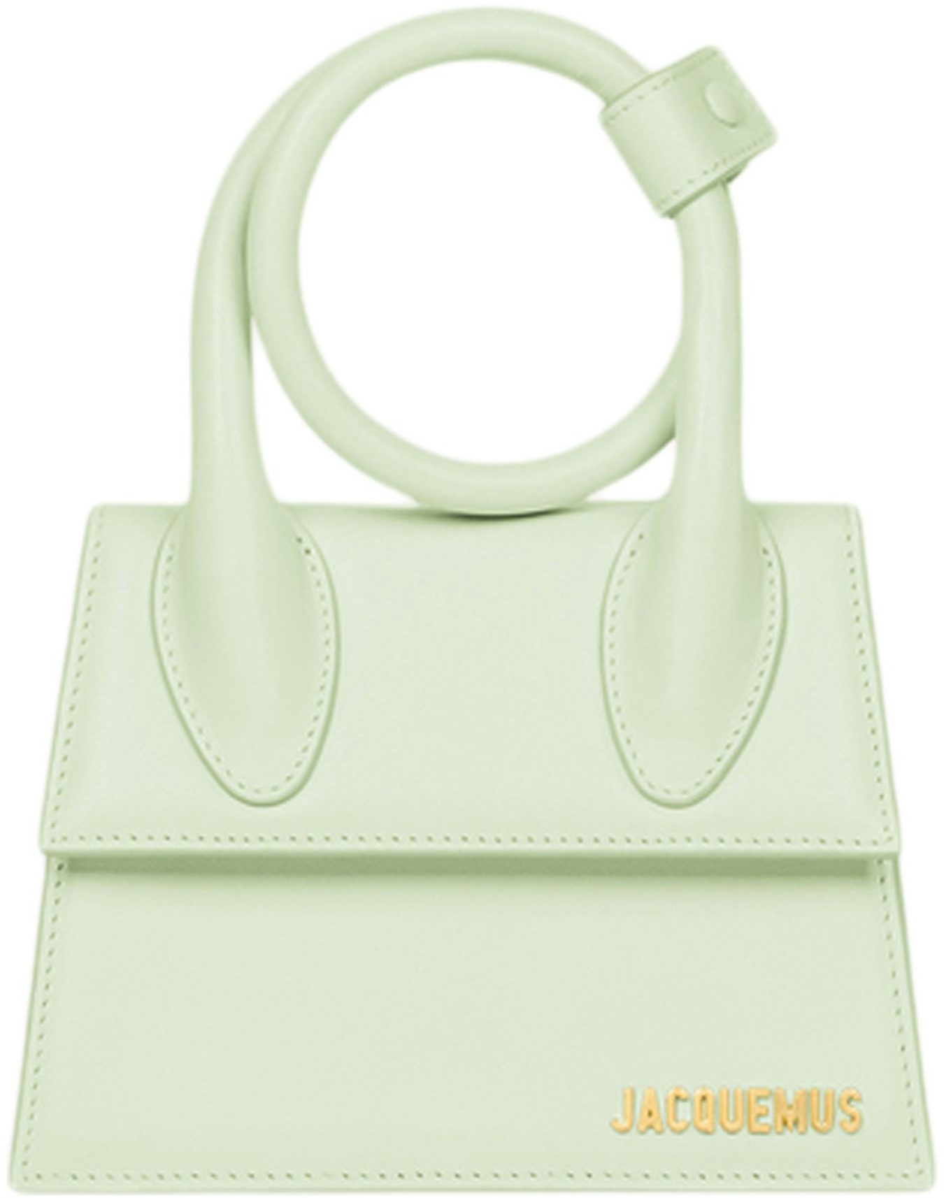 Le chiquito noeud handbag Jacquemus Green in Suede - 30487031