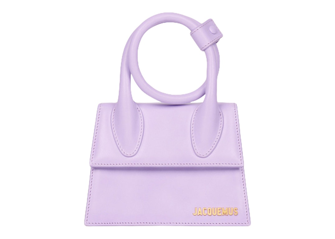 Pre-owned Jacquemus Le Chiquito Noeud Coiled Handbag Lilac