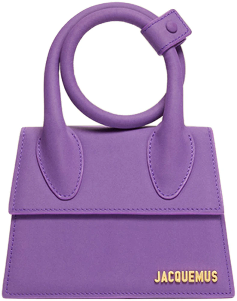 Jacquemus Le Chiquito Noeud Coiled Handbag Purple