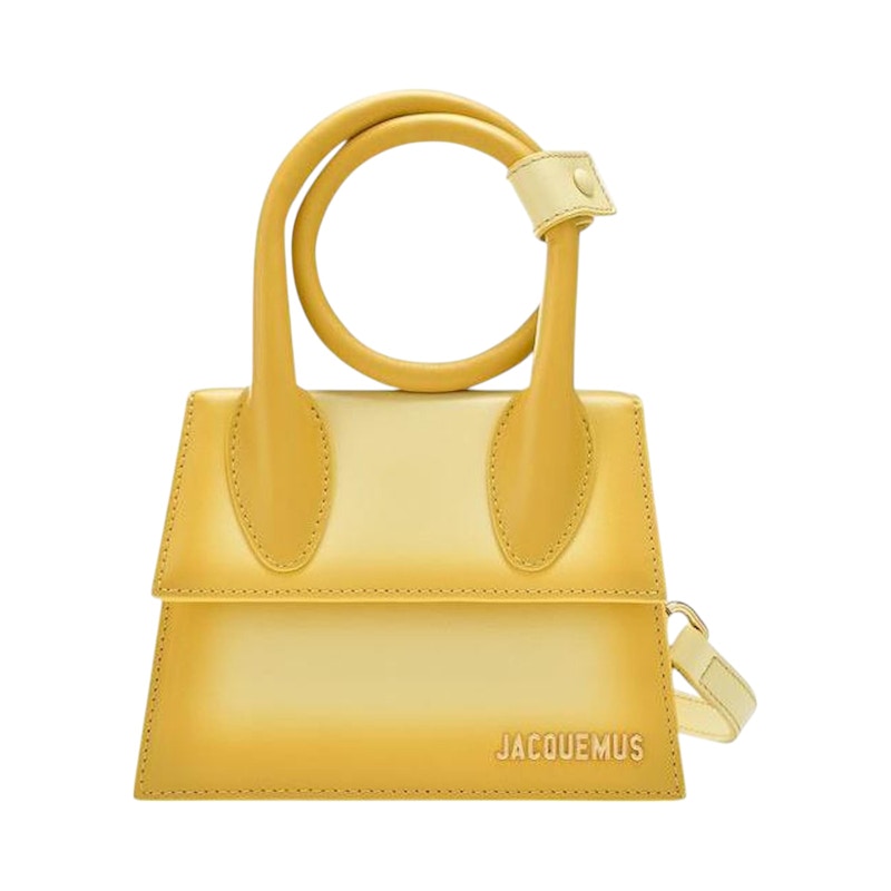 Jacquemus Le Chiquito Noeud Jaune with Gold-tone de la collection