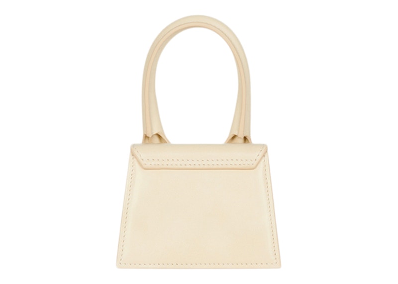 Jacquemus Le Chiquito Signature Bag Mini Ivory in Leather with