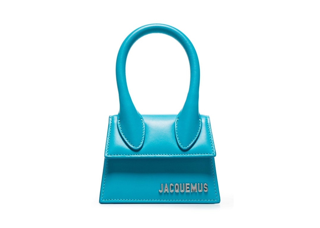Pre-owned Jacquemus Le Chiquito Signature Handbag Mini Turquoise