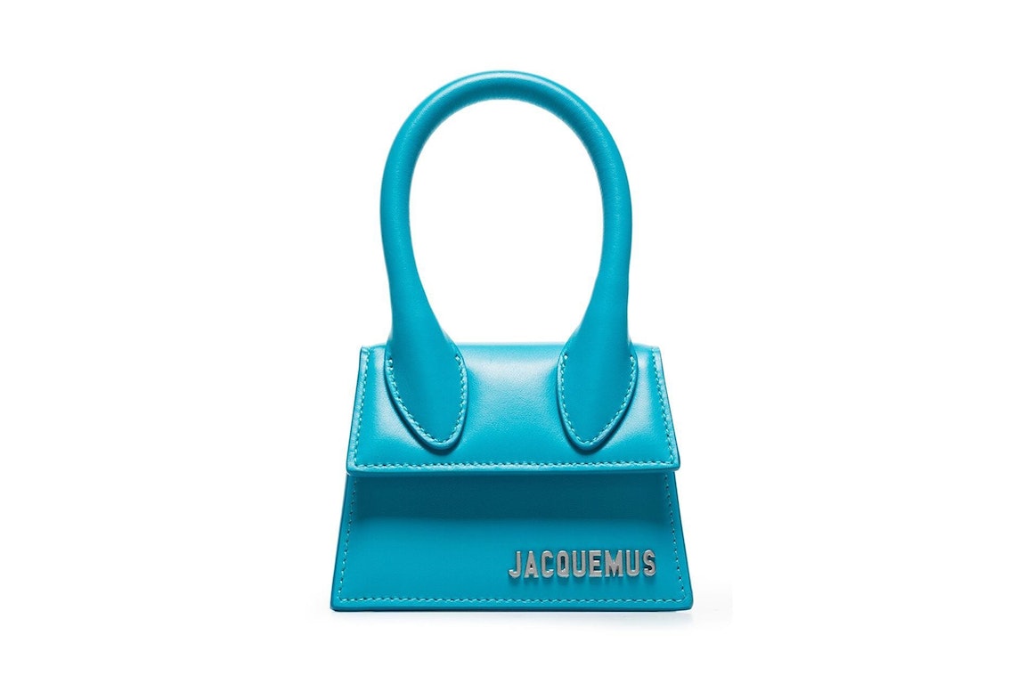 Pre-owned Jacquemus Le Chiquito Signature Handbag Mini Turquoise