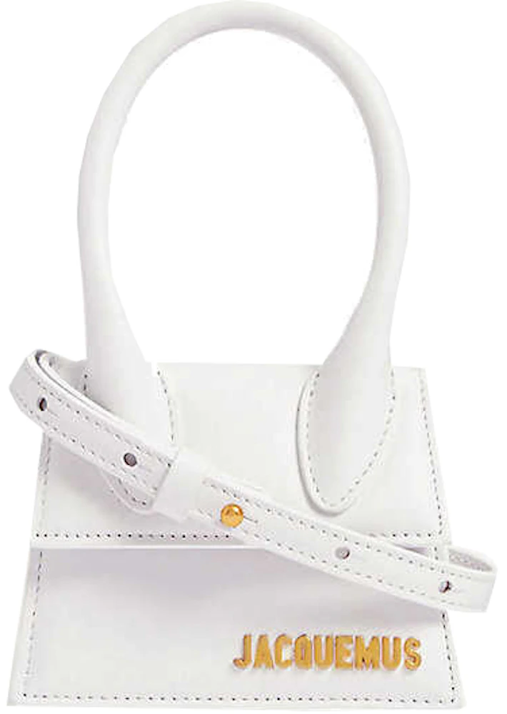 White Chiquito medium leather handbag, Jacquemus