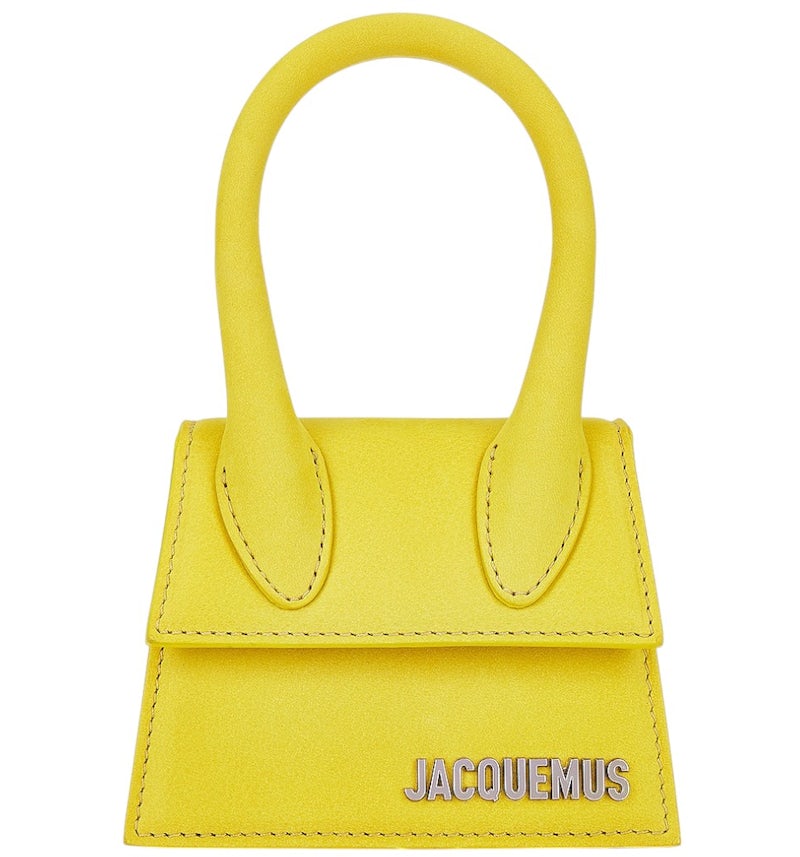 Jacquemus Le Chiquito Jaune with Gold-tone de la collection in