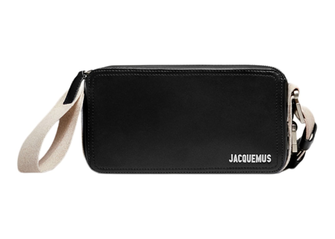 Pre-owned Jacquemus Le Cuerda Horizontal Utility Rectangle Bag Black