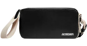 Jacquemus Le Cuerda Horizontal Utility Rectangle Bag Black