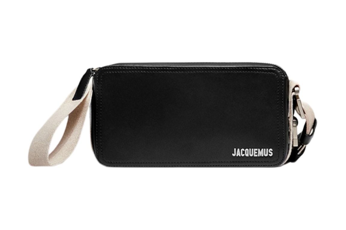 Pre-owned Jacquemus Le Cuerda Horizontal Utility Rectangle Bag Black