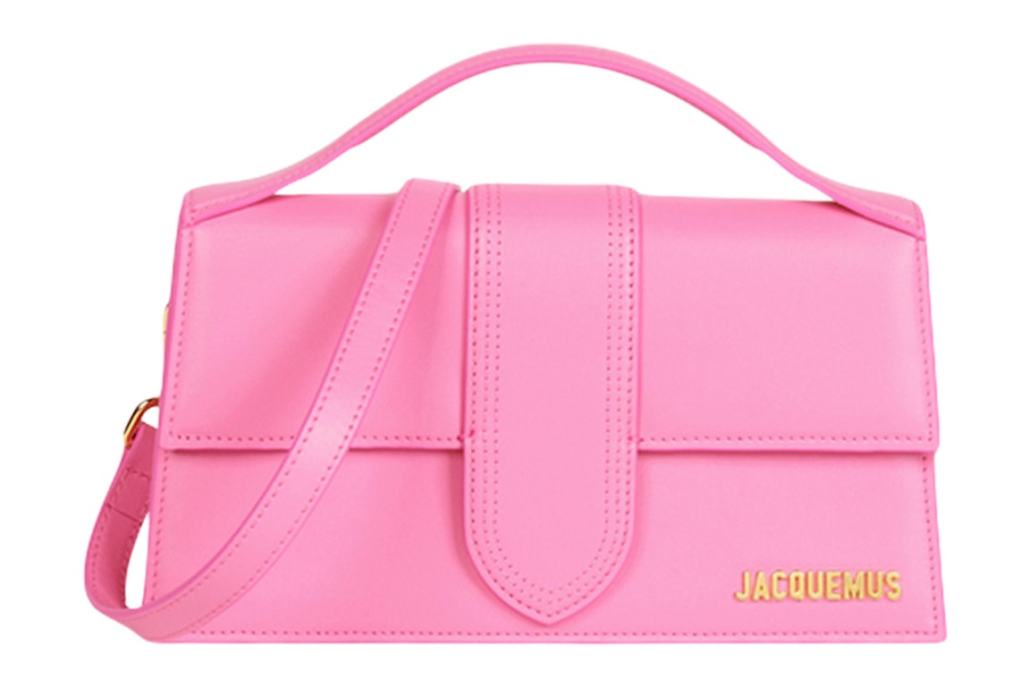 Pre-owned Jacquemus Le Grand Bambino Crossbody Flap Bag Pink