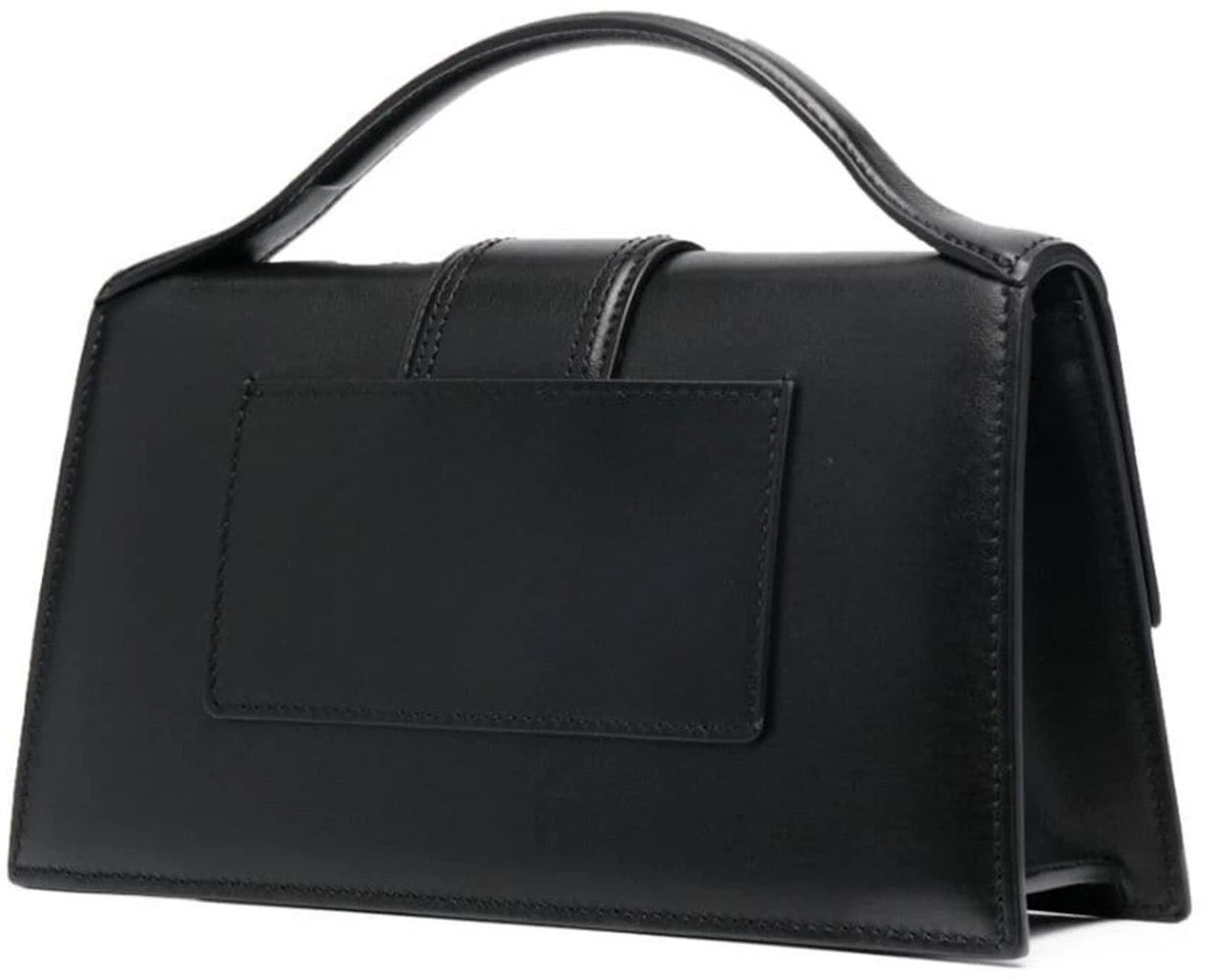 Jacquemus Le Grand Bambino Crossbody Strap Handbag Black in Leather ...