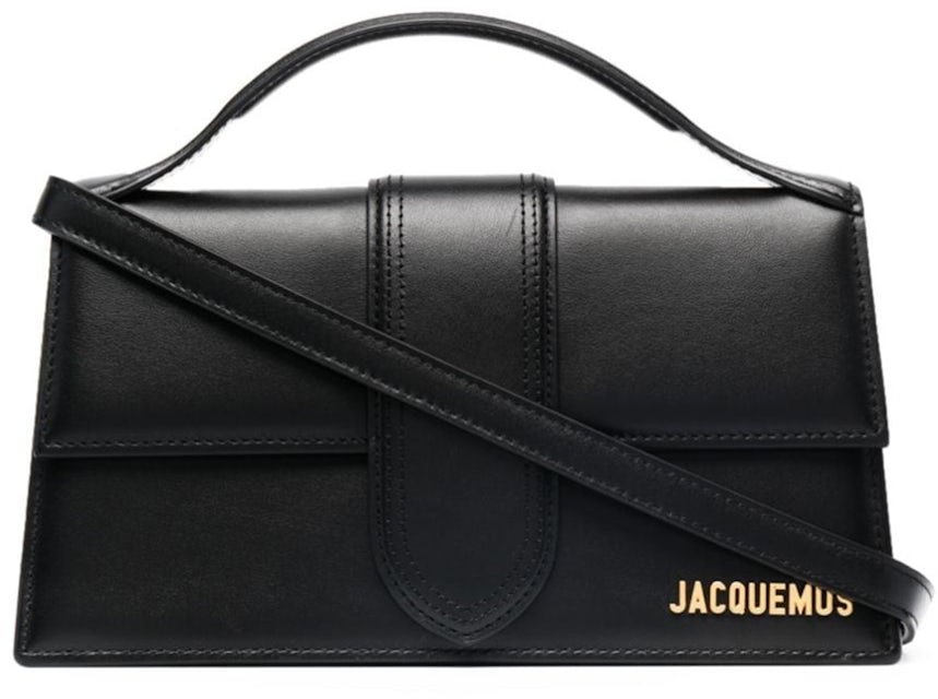 Jacquemus Le Grand Bambino Crossbody Strap Handbag Black in