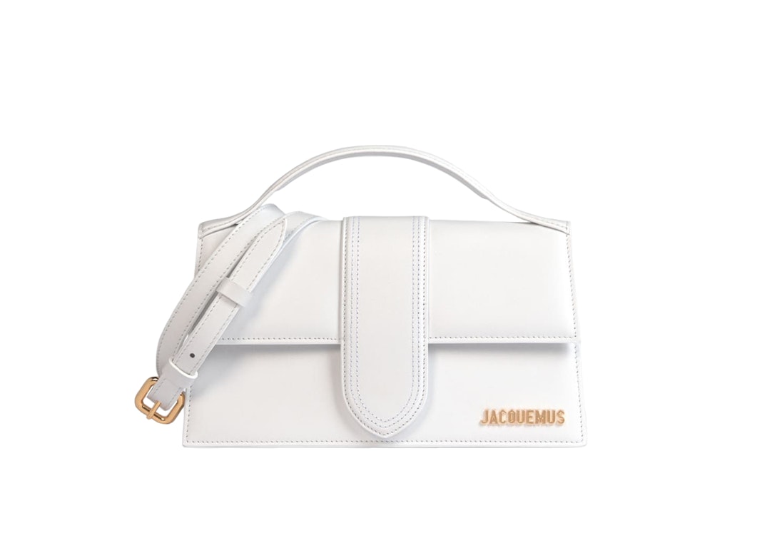 Pre-owned Jacquemus Le Grand Bambino Crossbody Strap Handbag White