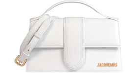 Jacquemus Le Grand Bambino Crossbody Strap Handbag White